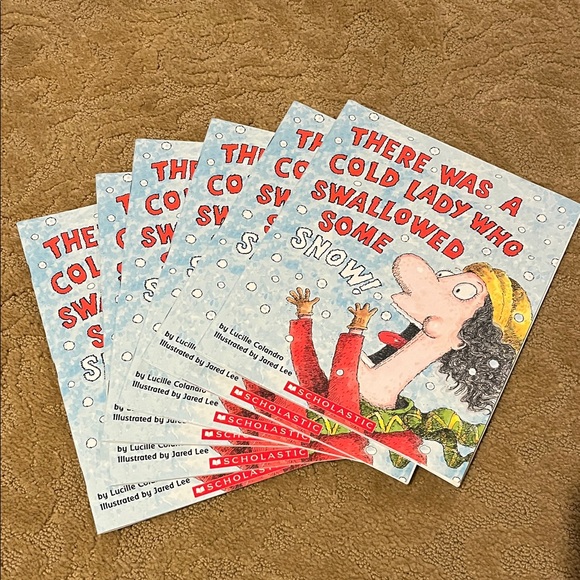 Scholastic Other - ‘There Was a Cold Lady Who Swallowed Some Snow!' Book Set 6